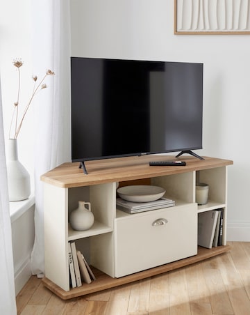 Brooke Ready Assembled Corner TV Unit