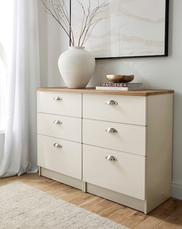 Brooke Ready Assembled 6 Drawer Chest