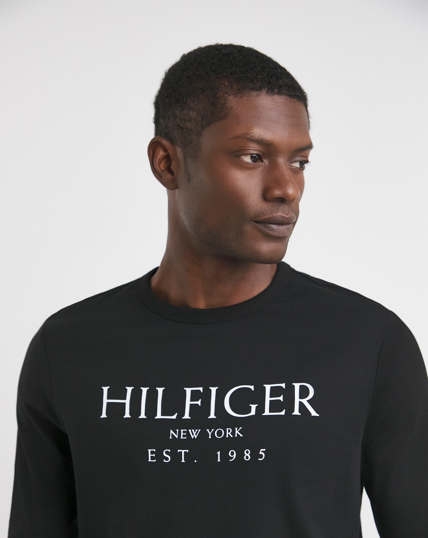 Tommy Hilfiger Long Sleeve Oversized Logo T Shirt Jacamo