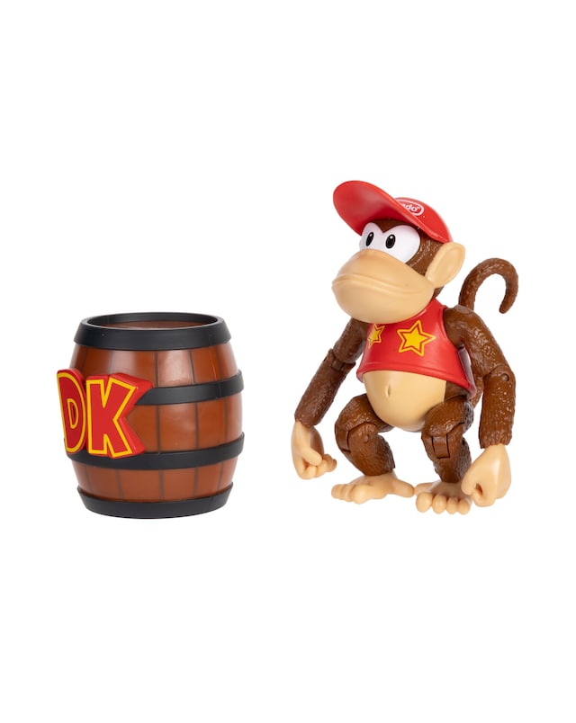 New In - Super Mario 4in Diddy Kong Figure