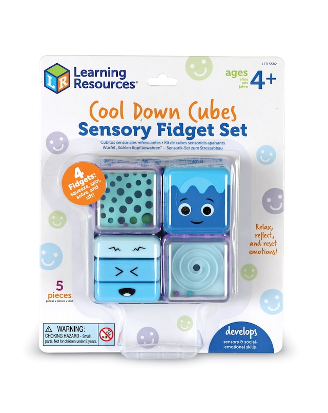 New In - Cool Down Sensory Cubes Fidget Set