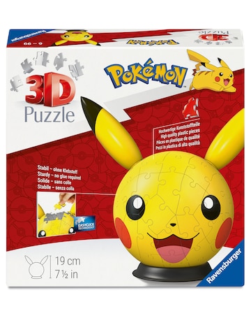 Pokemon Pikachu with Ears Puzzle, 72pc