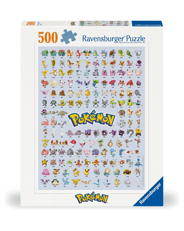 New In - Pokemon, 500pc Portrait