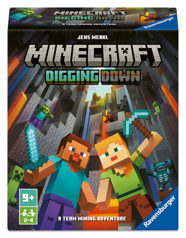 New In - Minecraft Digging Down Card Game