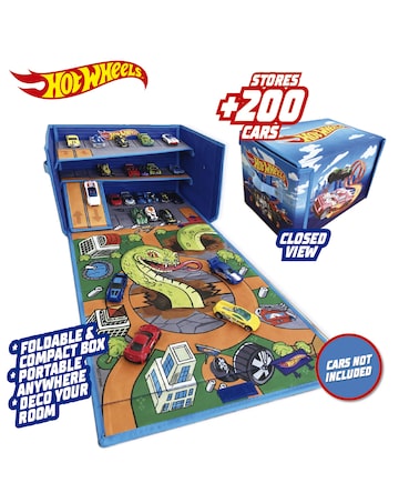 Hot Wheels Cube playmat Garage Storage