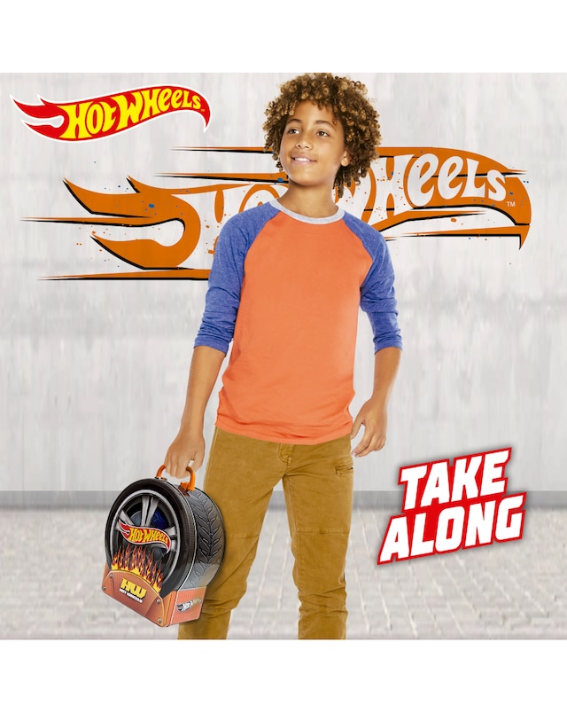 New In - Hot Wheels Metallic Car Case With Handle