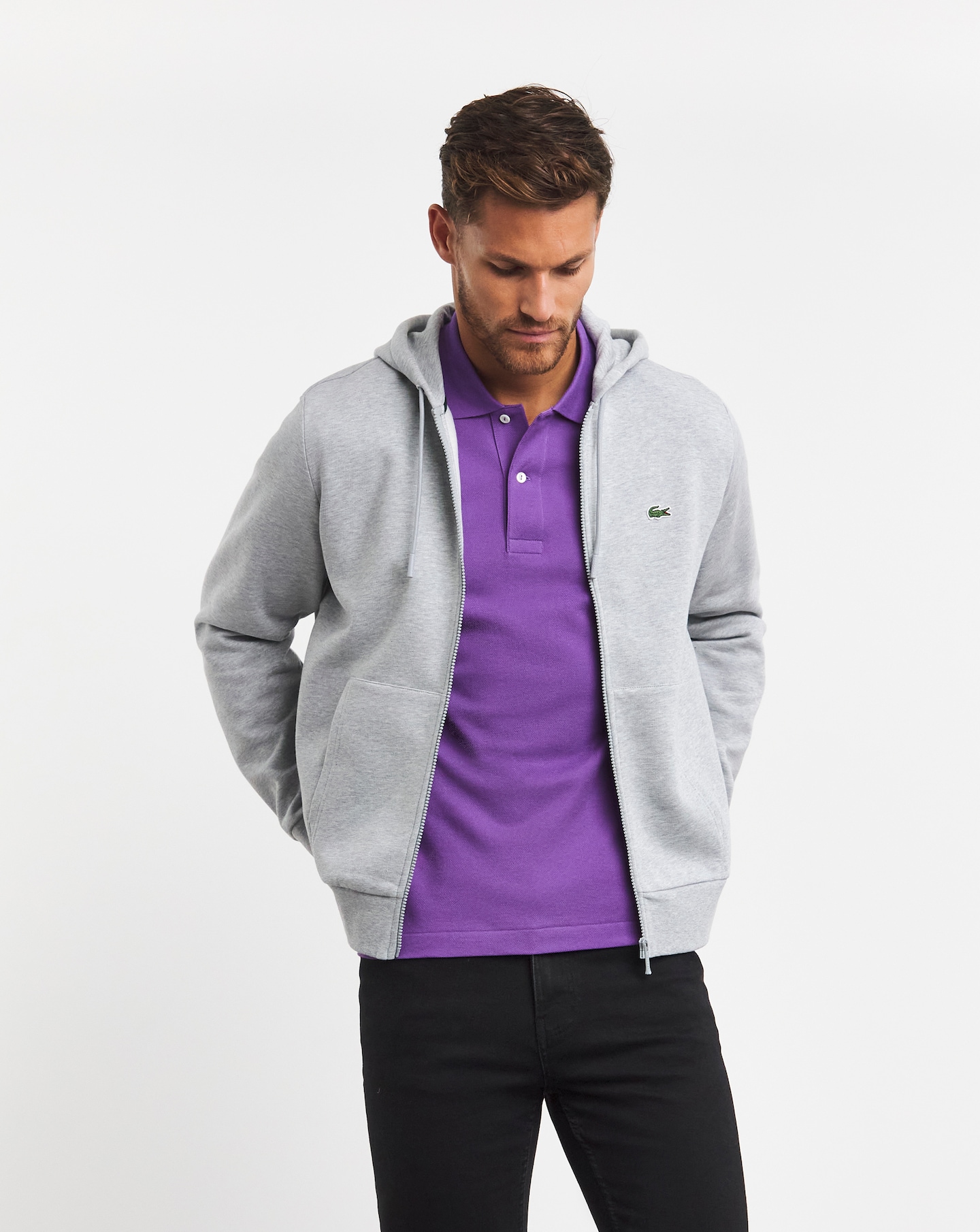 Lacoste Classic Zip Through Hoodie