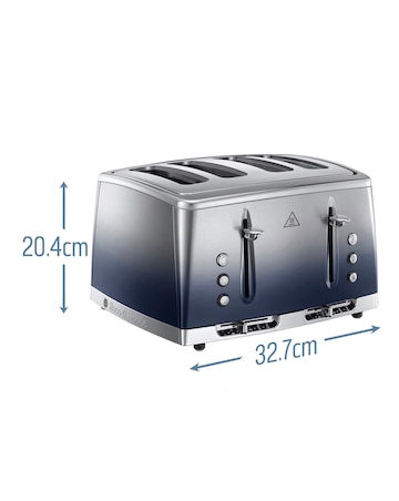 Russell Hobbs 25141 Eclipse Midnight Blue 4 Slice Toaster