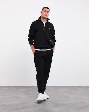 Lacoste Black Half Zip Sweat