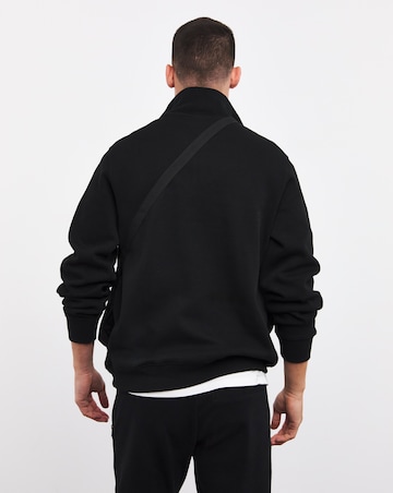 Lacoste Black Half Zip Sweat
