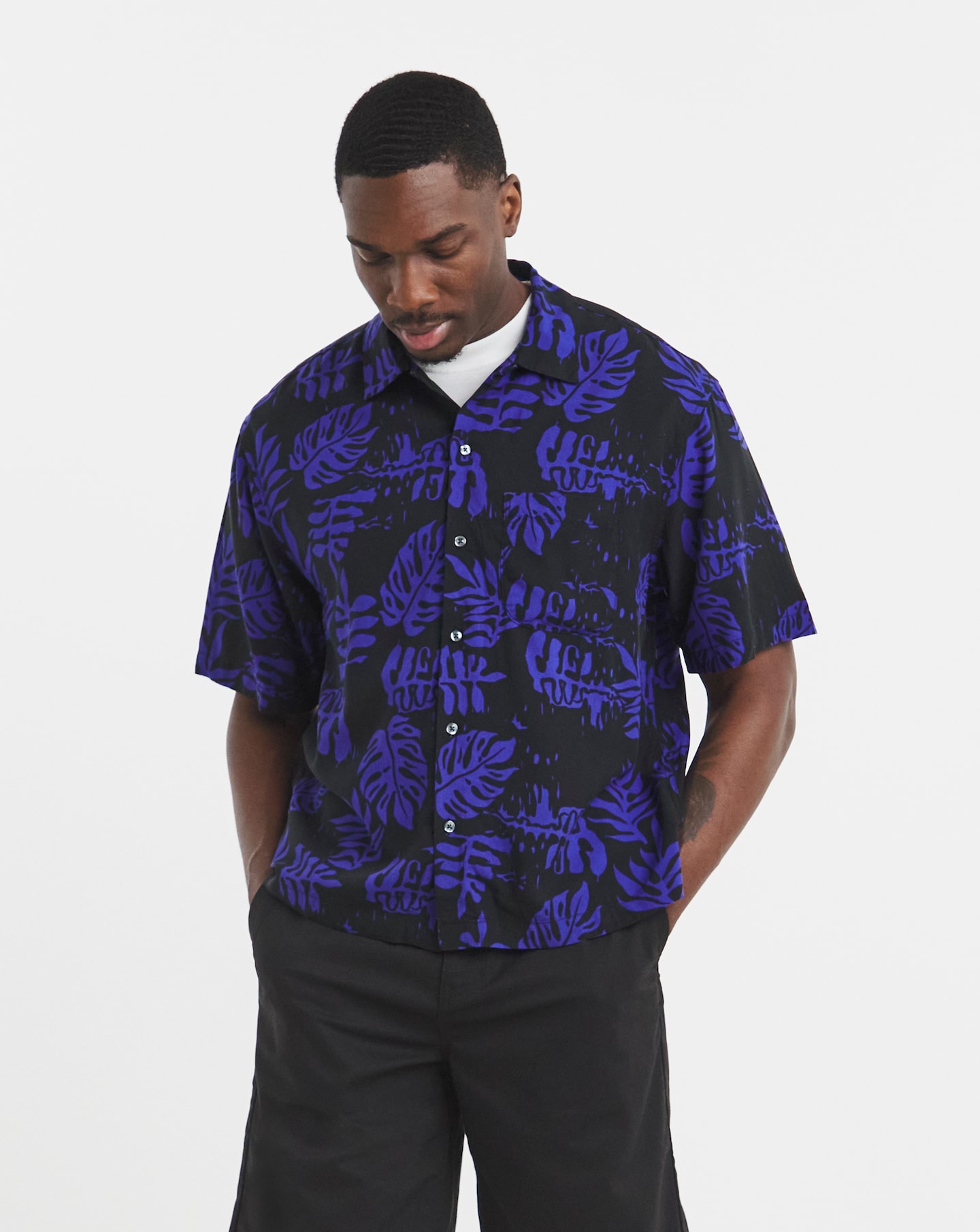 New In - VANS Van Doren Printed Camp Shirt