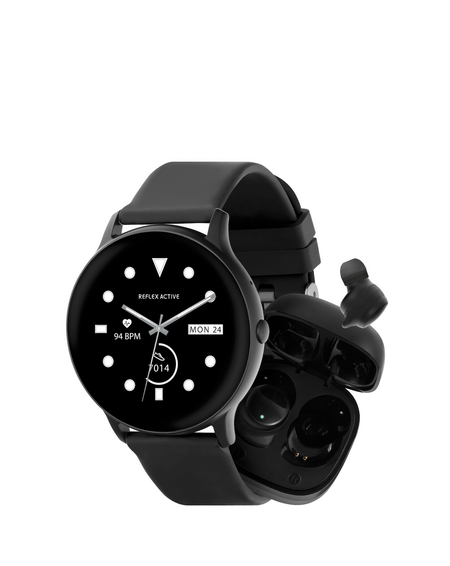 Series 36 Black Smart Watch + Earbud Set