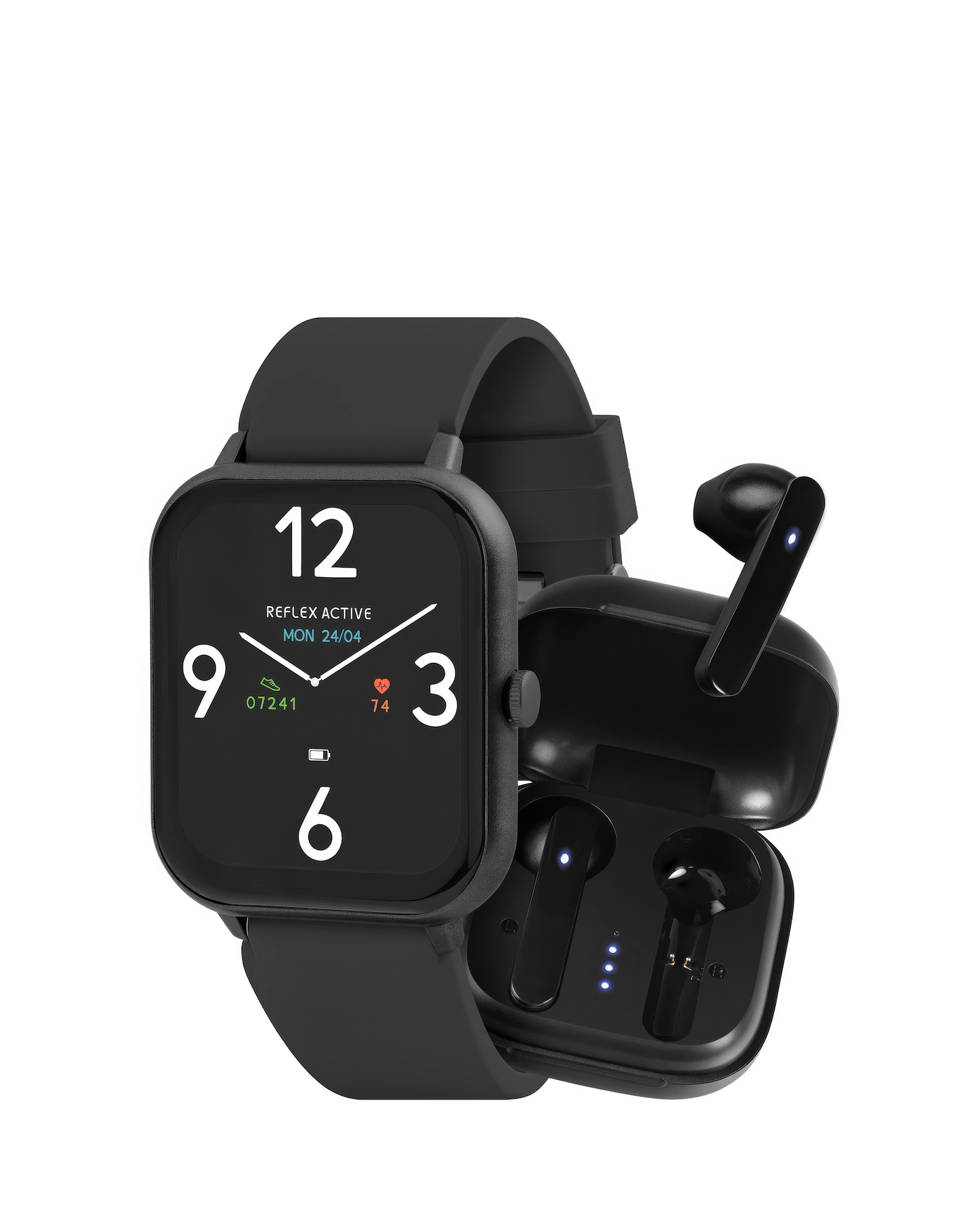 Series 17 Black Smart Watch + Earbud Set