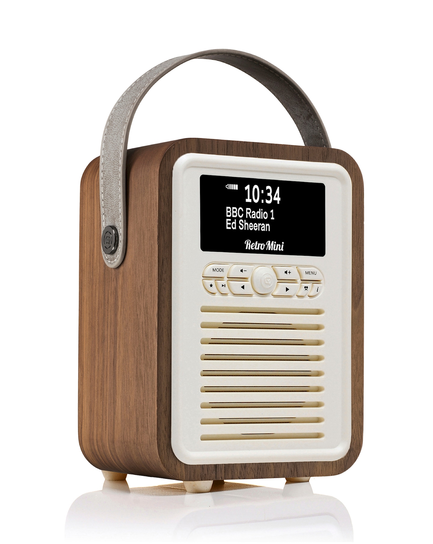 VQ Retro Mini DAB Radio - Walnut