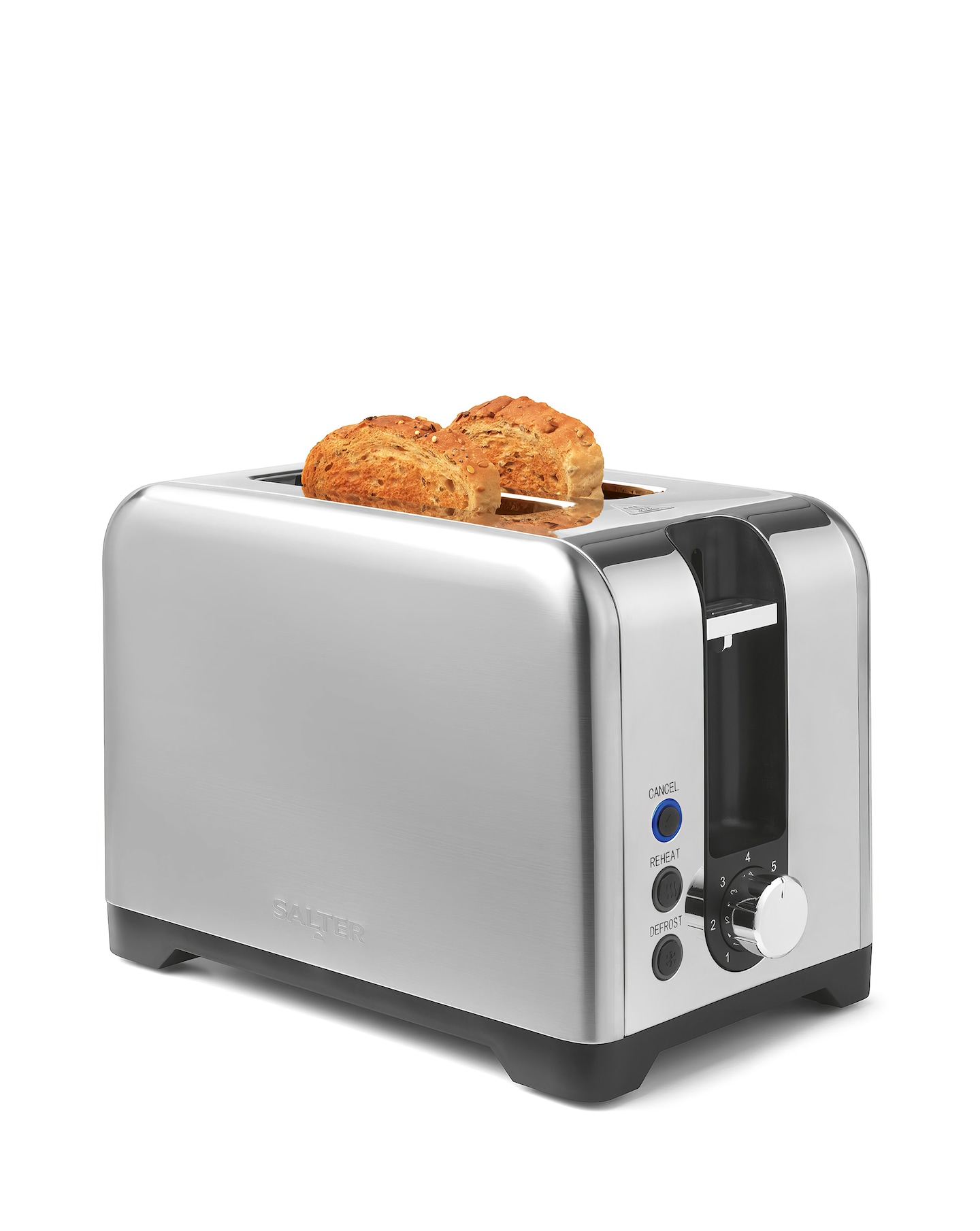 New In - Salter Stainless Steel 2 Slice Toaster
