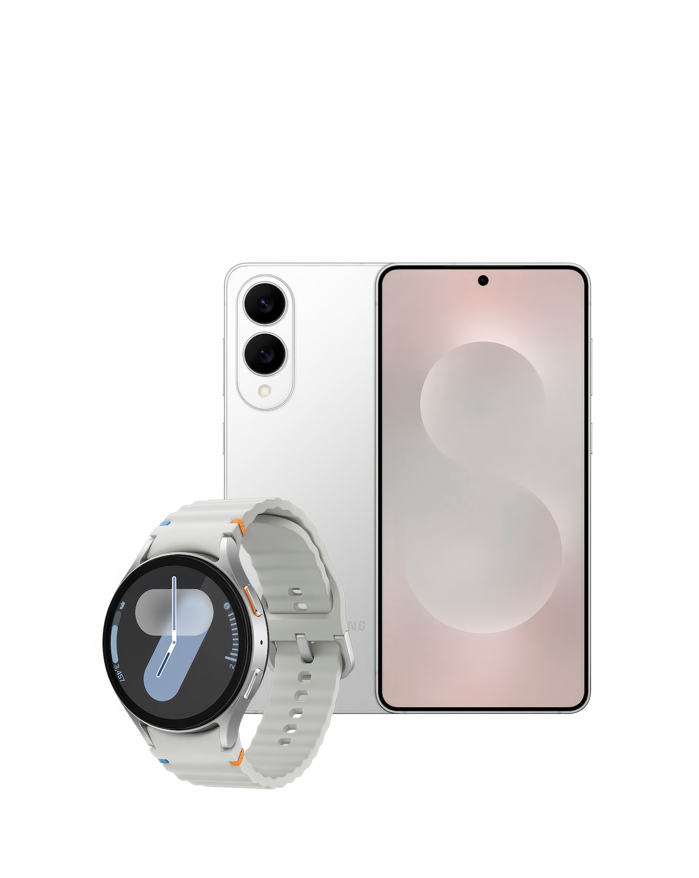 S25 Edge 512 Sil & Watch7 44 Silver