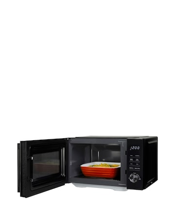 Russell Hobbs 23 Litre Black Flatbed Digital Microwave