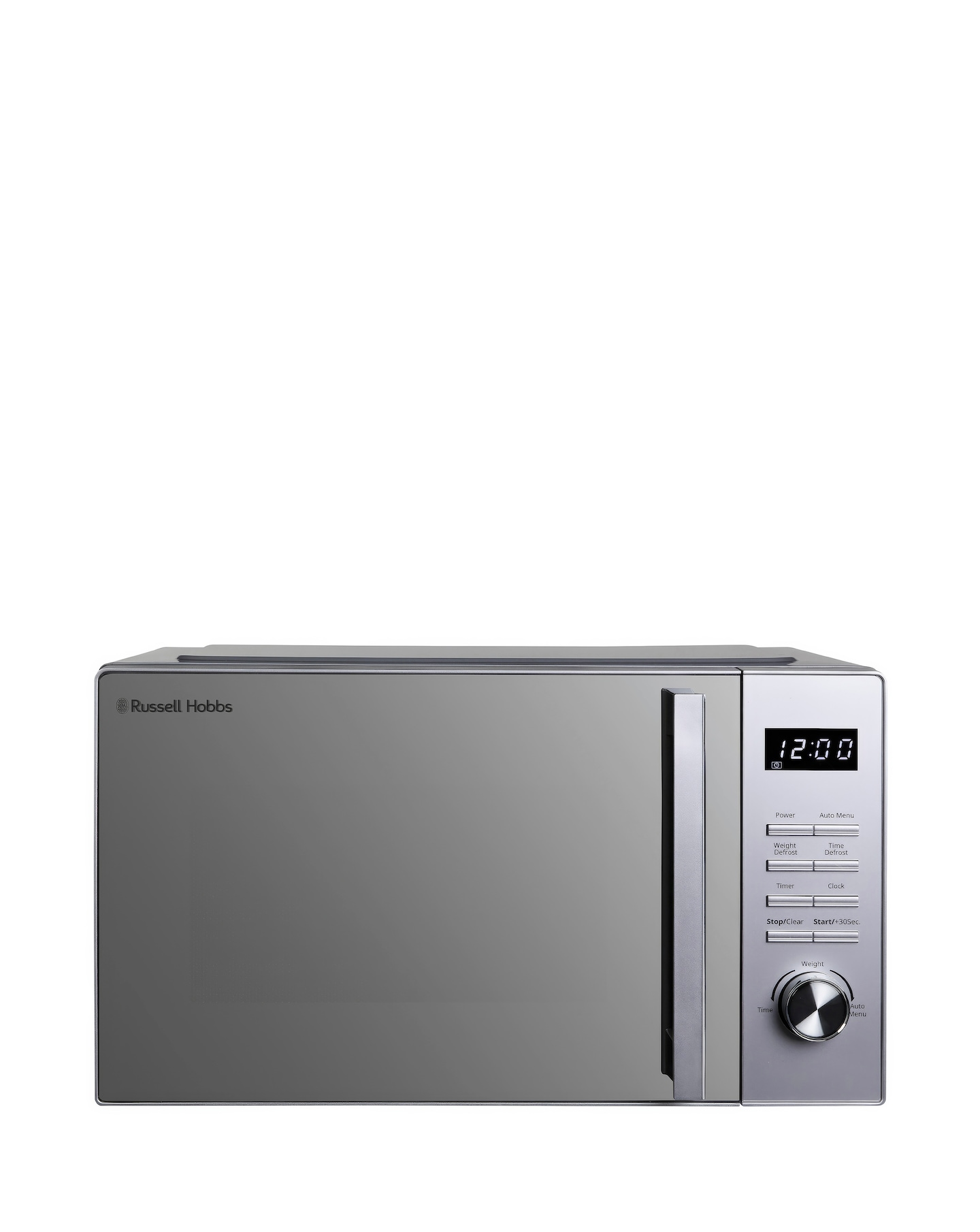 New In - Russell Hobbs 23L Silver Microwave