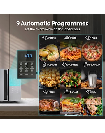 Hisense H20MOMBS4HGUK Black Microwave & Grill 20L