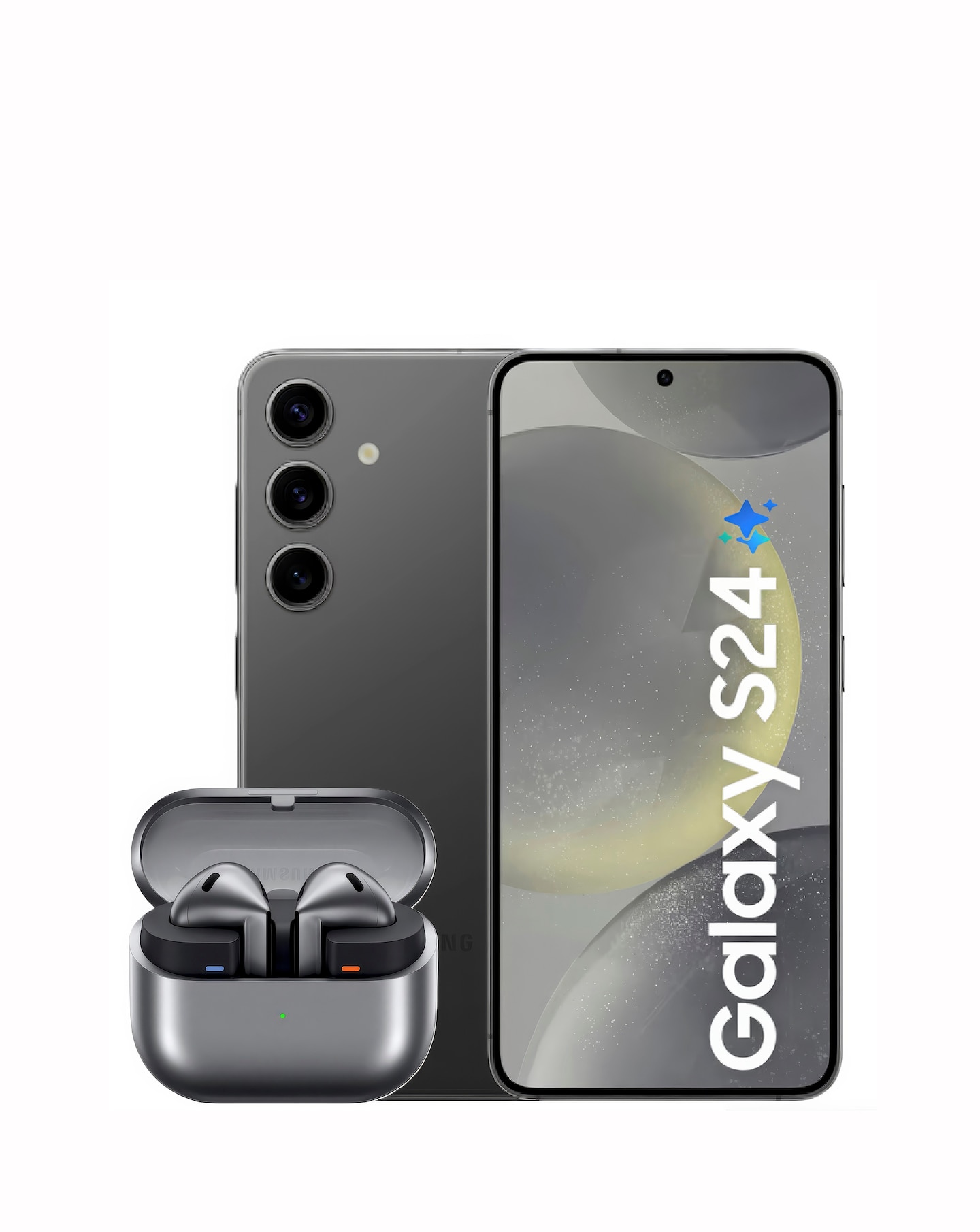 Samsung S24 128GB Black & Buds3 Silver