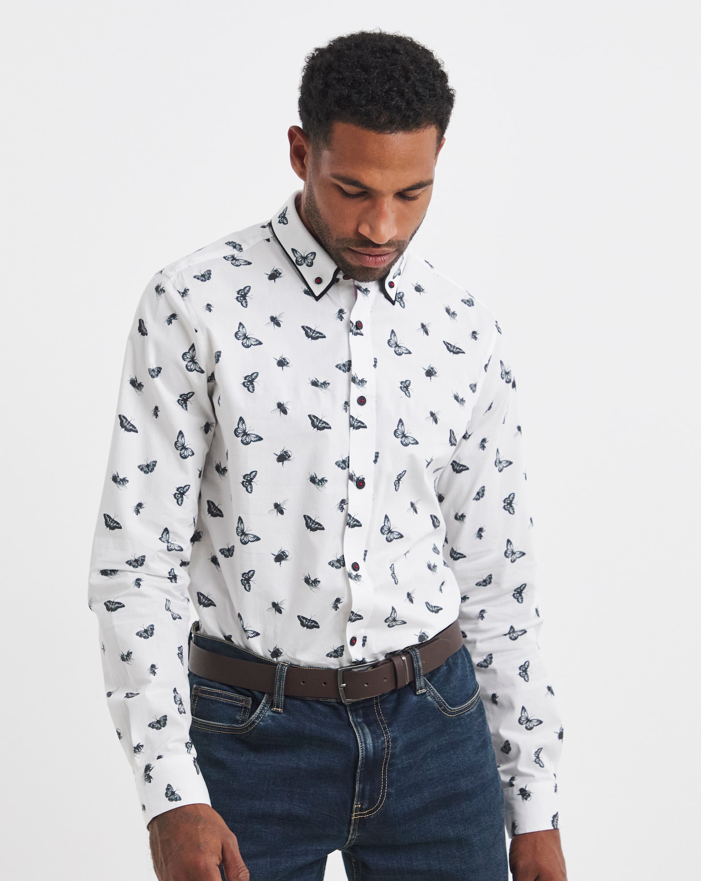 Joe Browns Butterfly Print Shirt