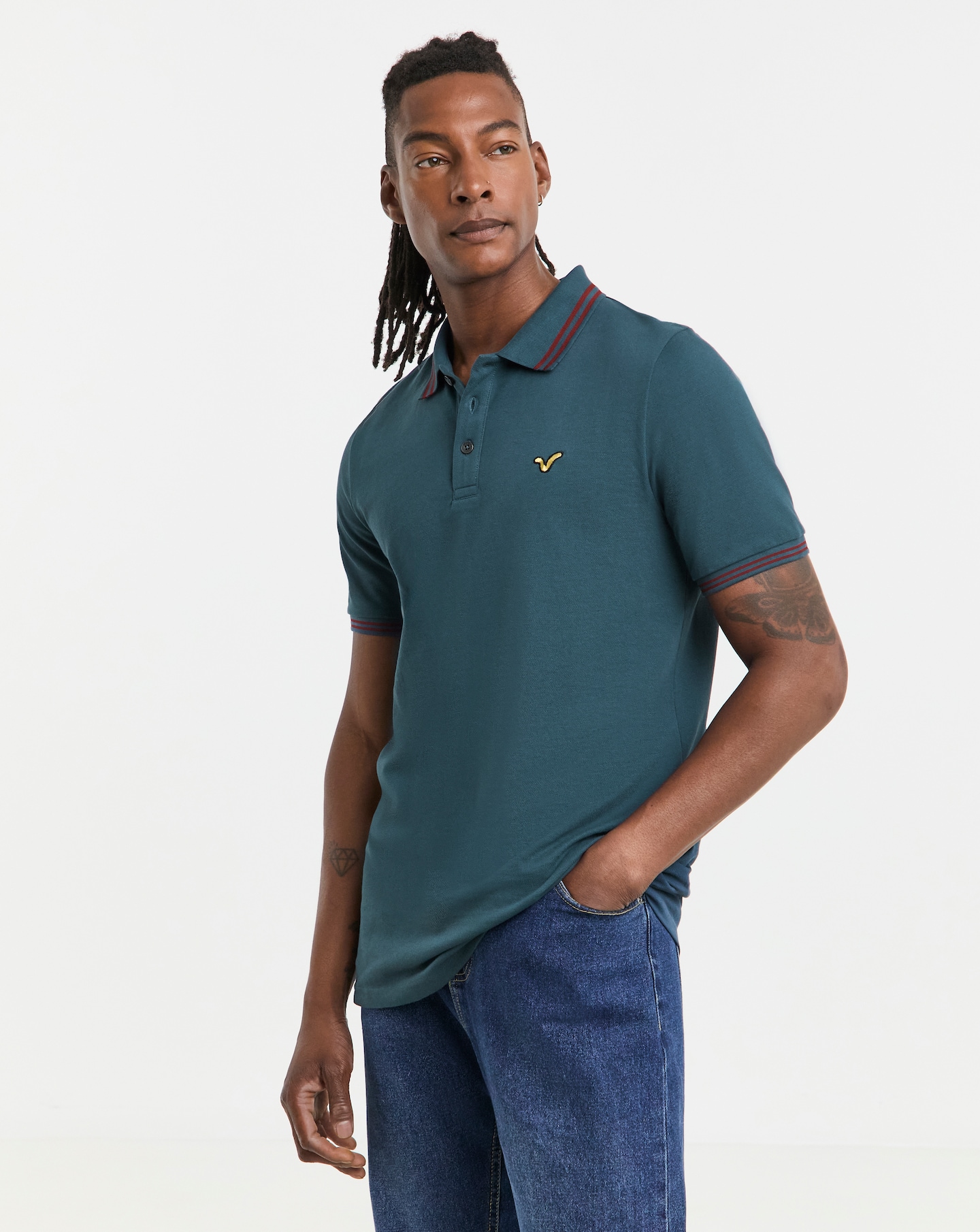 Voi Tipped Polo Long