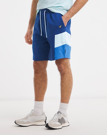 Voi Colour Block Fleece Jog Shorts
