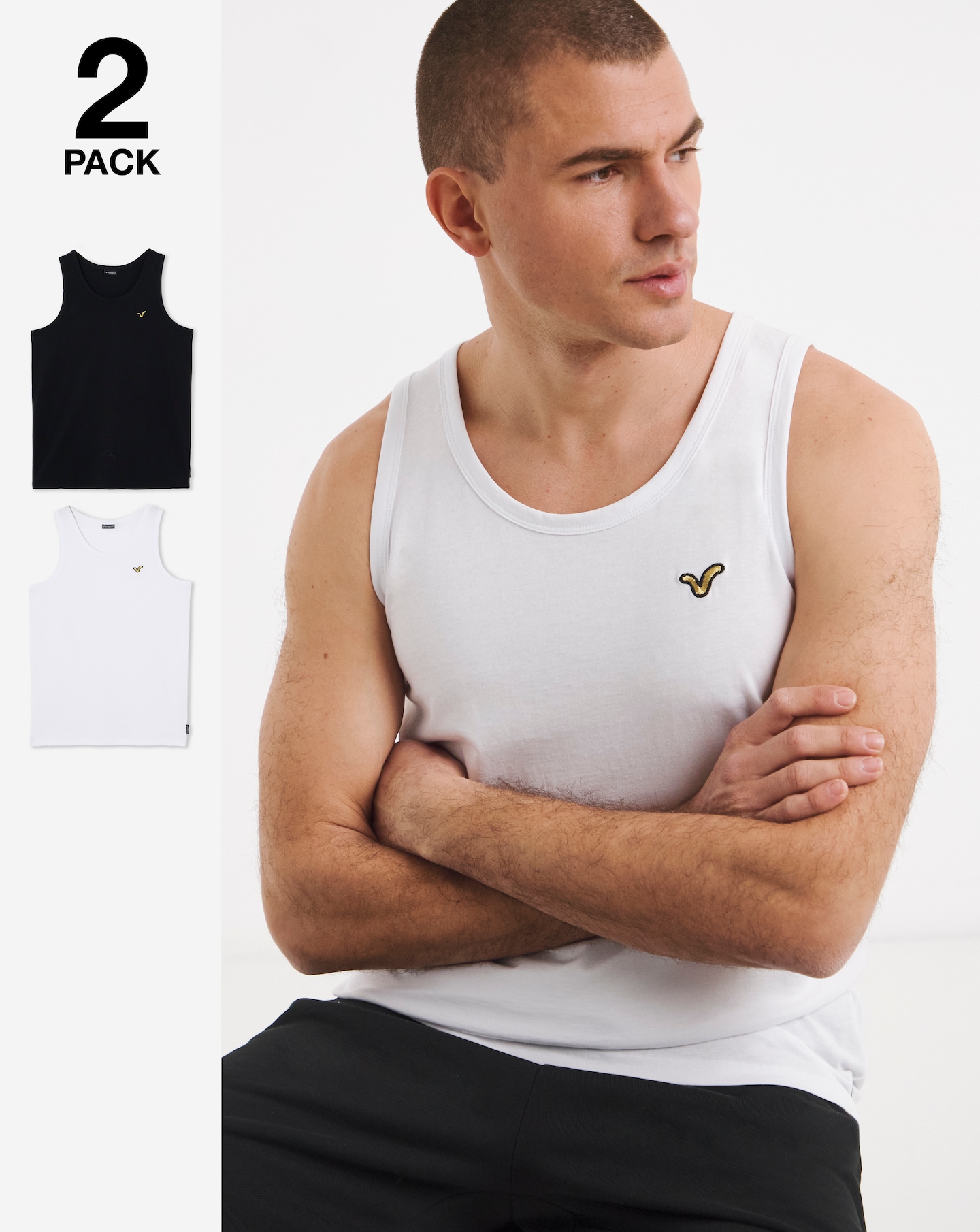 New In - Voi 2 Pack Vests Long
