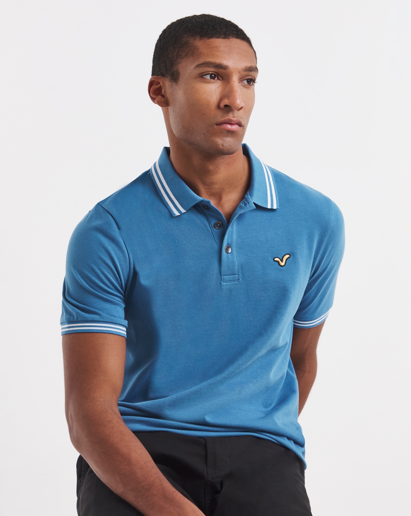 Voi Storm Tipped Polo Shirt Long