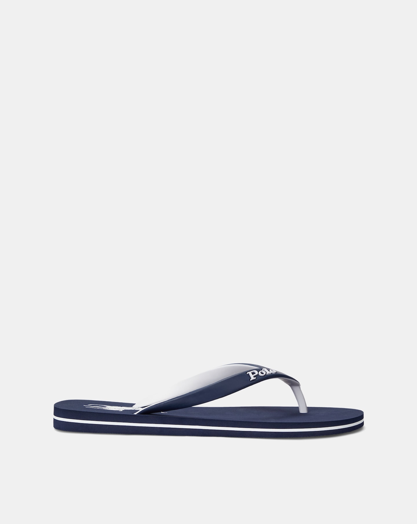 New In - Polo Ralph Lauren Flip Flop - Navy/White