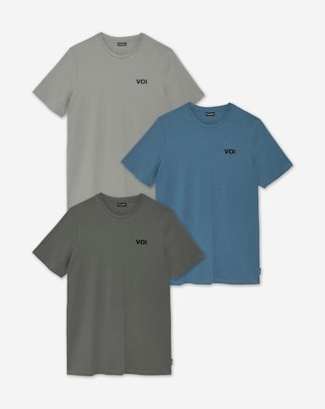 Voi 3 Pack T-shirts Long Length