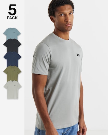 Voi 5 Pack T-shirts Long Length