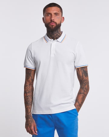Tipped Pique Polo Long