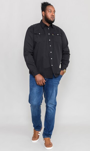 denim shirt with white t shirt