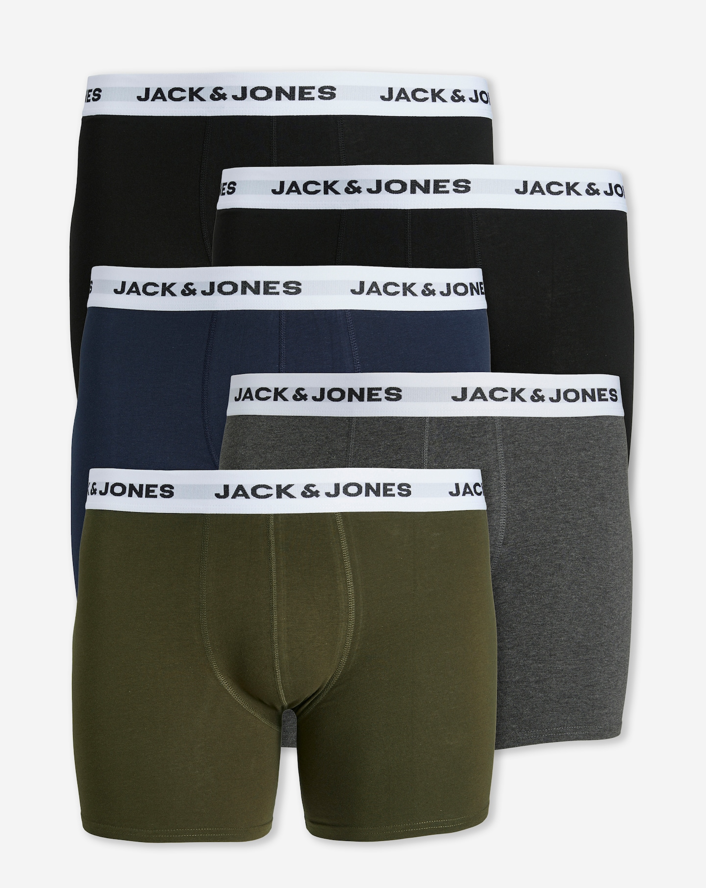 Jack & Jones Logo Trunks 5 Pack