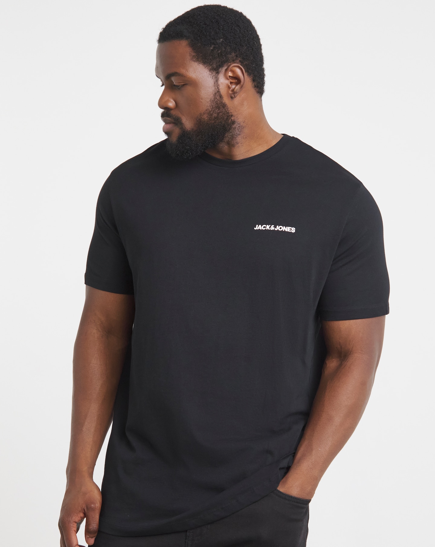Jack & Jones Everest Logo PJ Set - Black