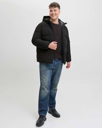 Jack & Jones Global Puffer Coat - Black