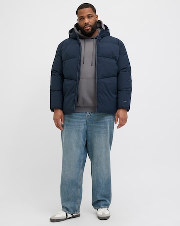 Jack & Jones Global Puffer Coat - Navy