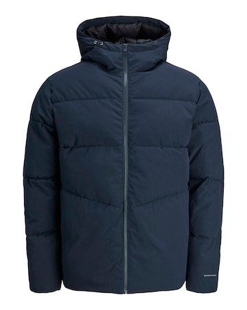Jack & Jones Global Puffer Coat - Navy