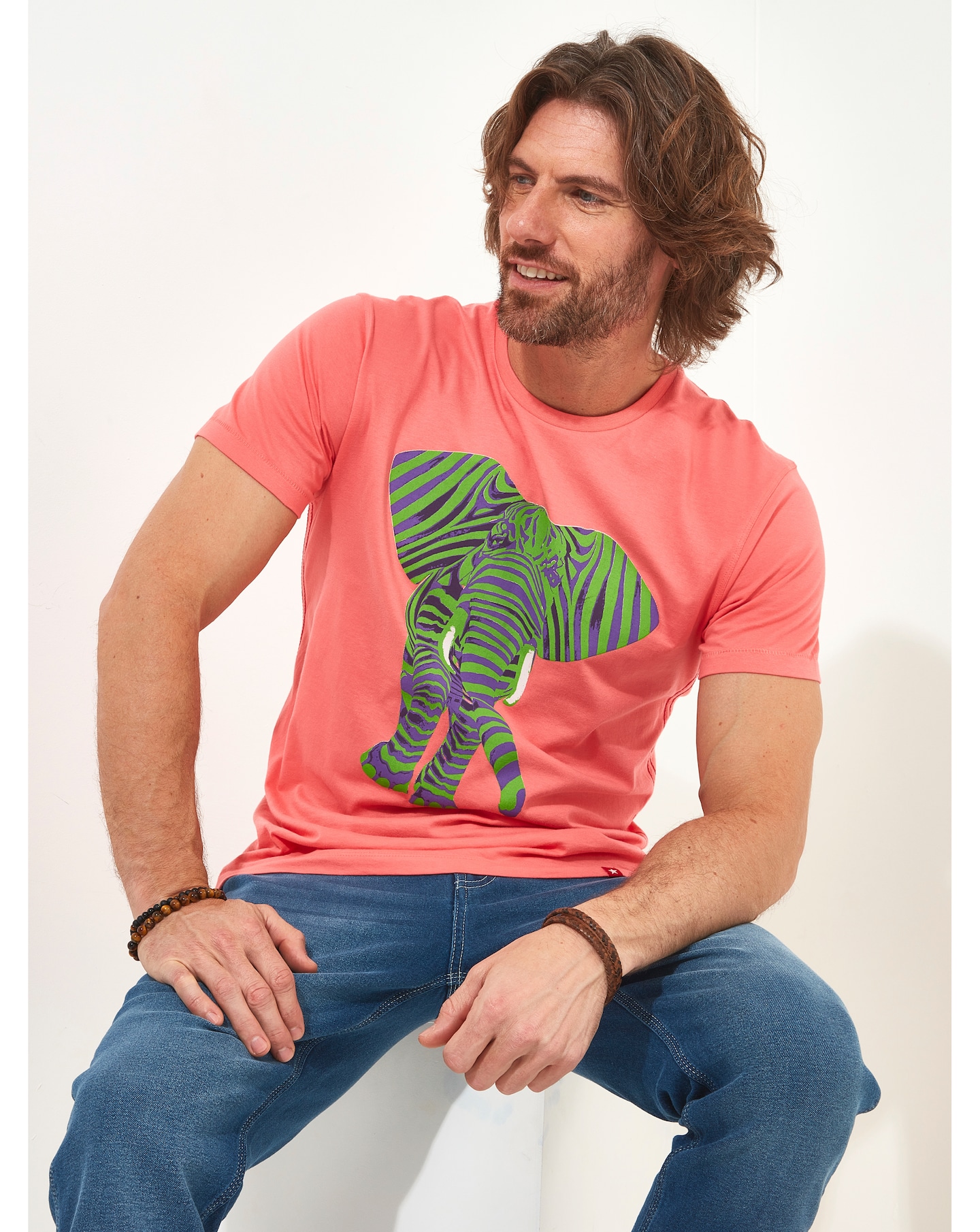 Joe Browns Superb Stripe Elephant Tee