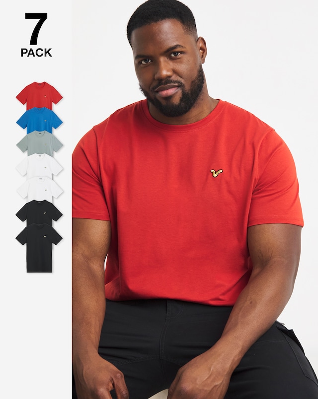 Voi Storm 7 Pack T-Shirts Long Length