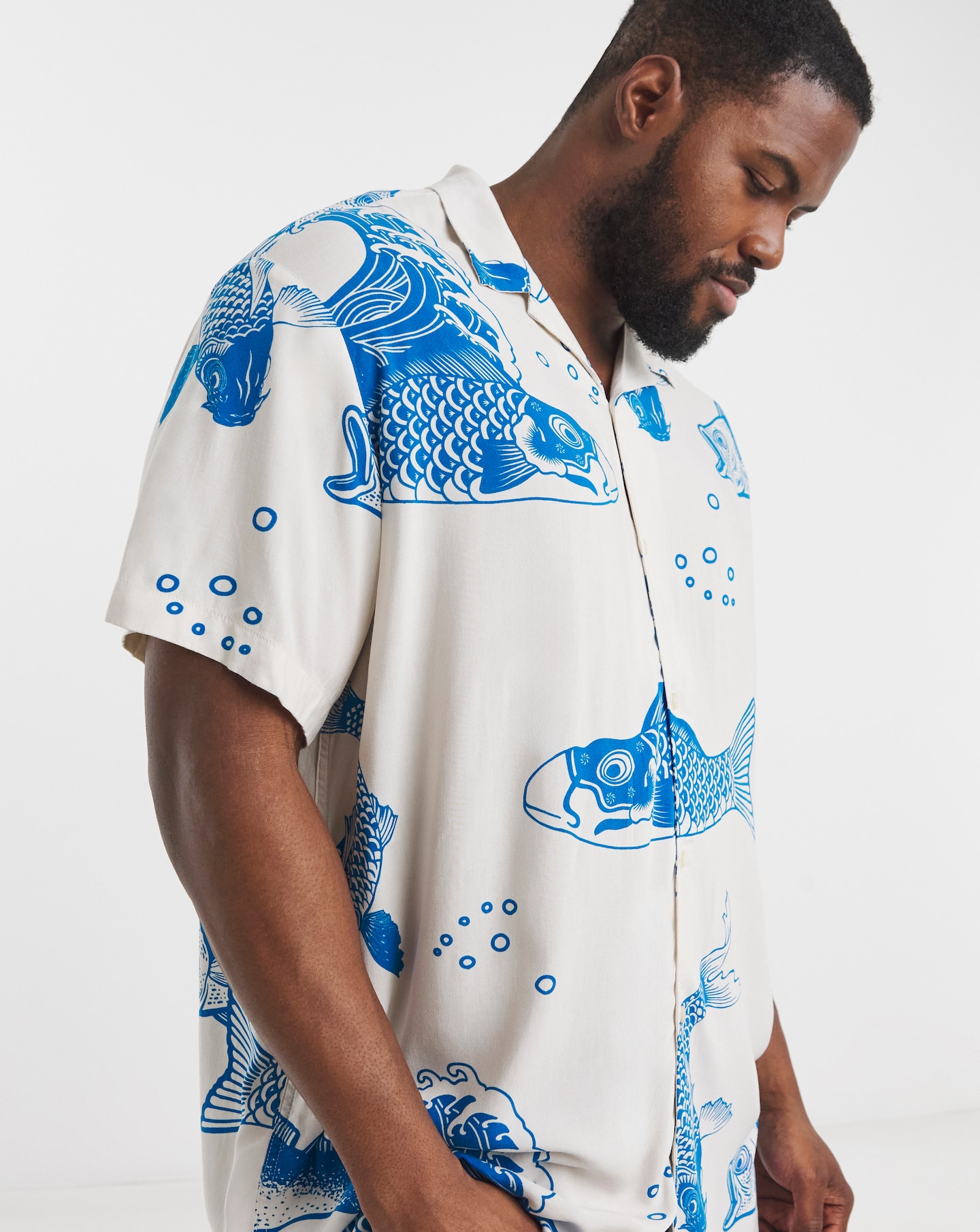 Jack & Jones Jeff Koi Print Shirt