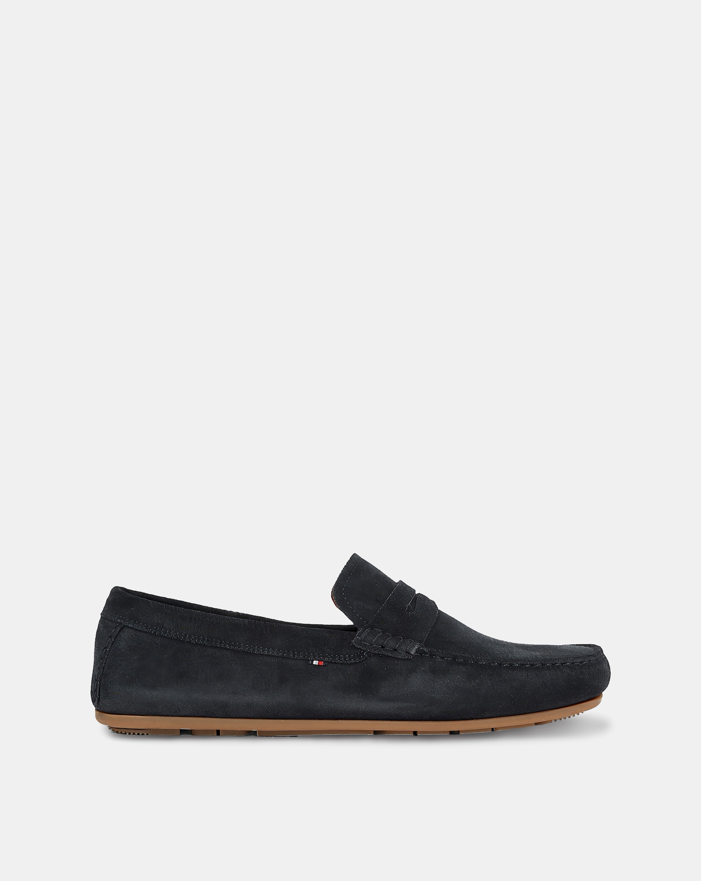 Tommy Hilfiger Suede Driving Shoe - Navy
