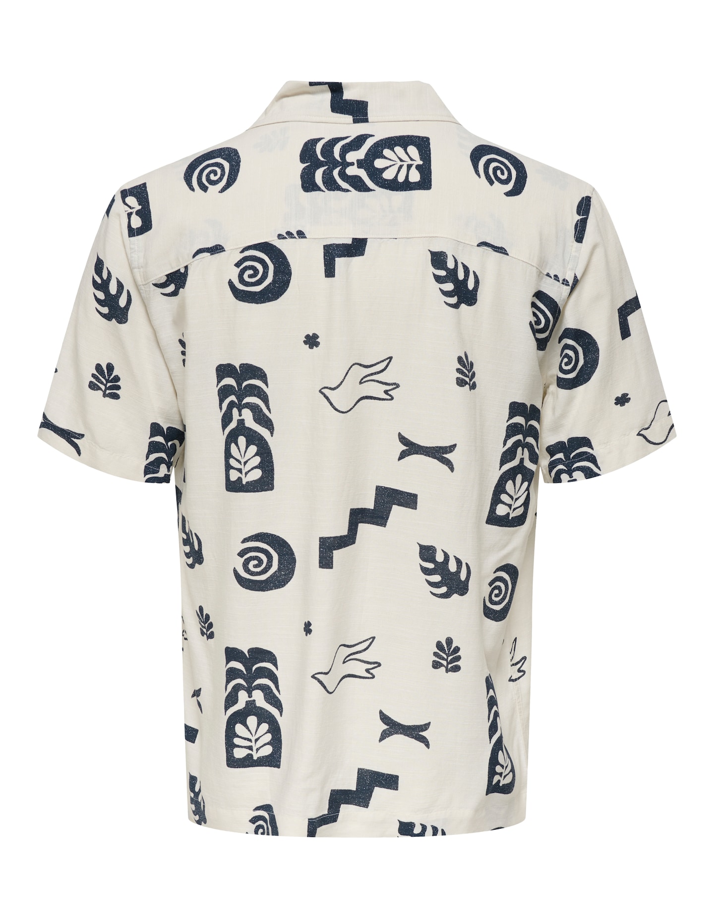 Only & Sons Printed Shirt - Cream