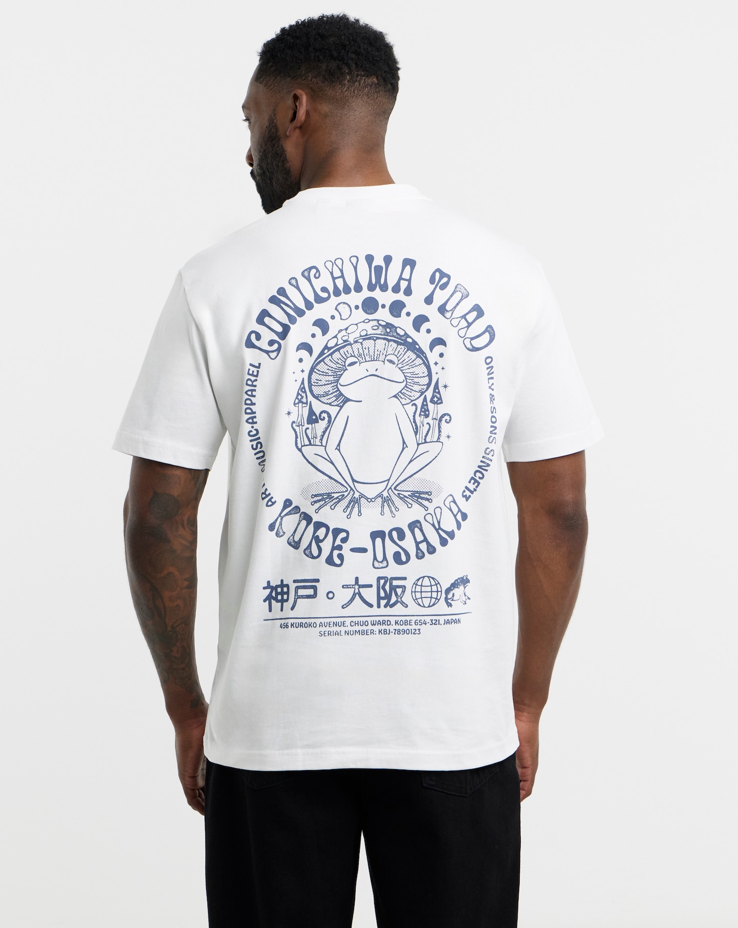 Only & Sons Toad Back Graphic T-Shirt