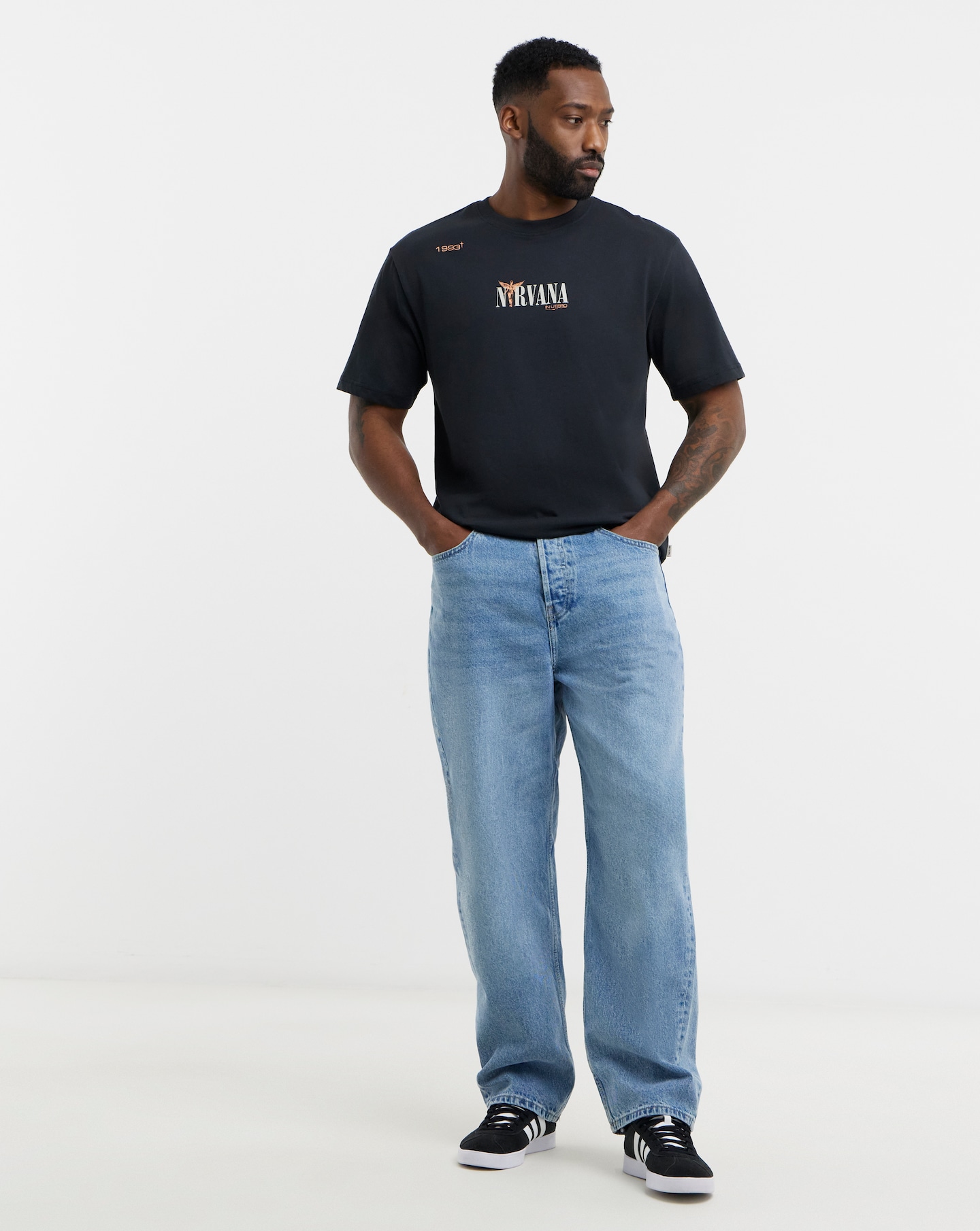New In - Only & Sons Fade Loose Fit Denim Jeans