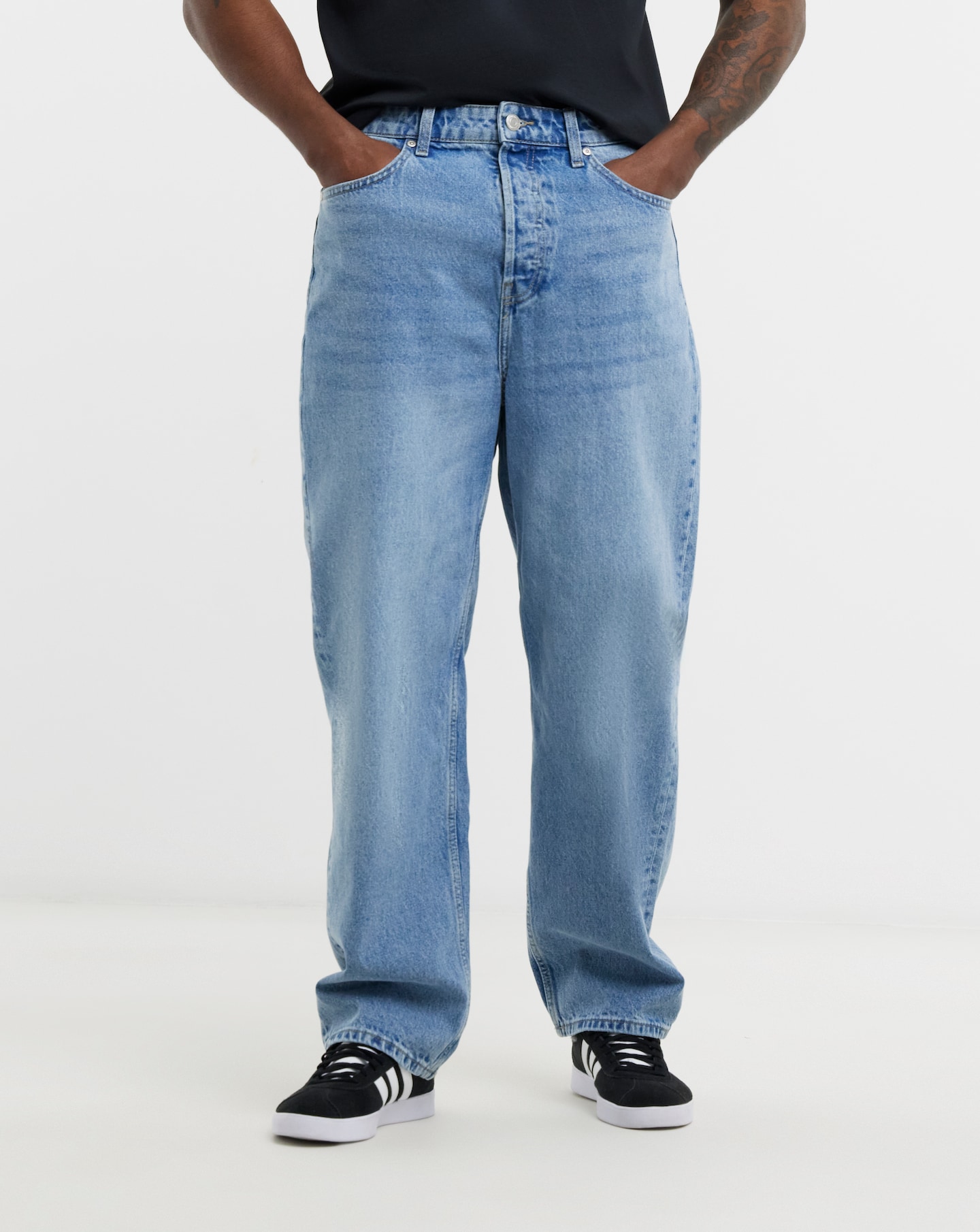 Only & Sons Fade Loose Fit Denim Jeans