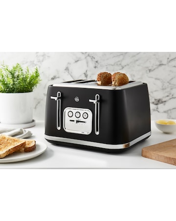 Swan Serenity Black 4 Slice Toaster
