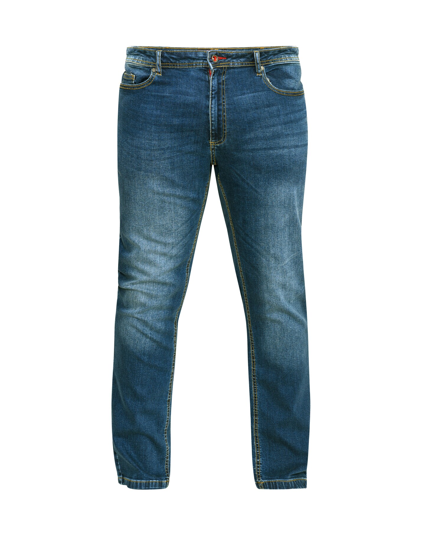 D555 Big & Tall Ambrose Tapered Fit Stretch Jeans - Vintage Blue
