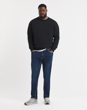 D555 Big & Tall Ambrose Tapered Fit Stretch Jeans - Vintage Blue